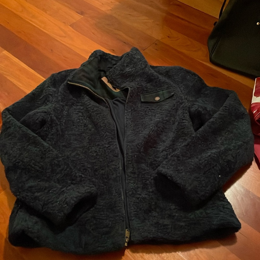 Navy fleece jacket